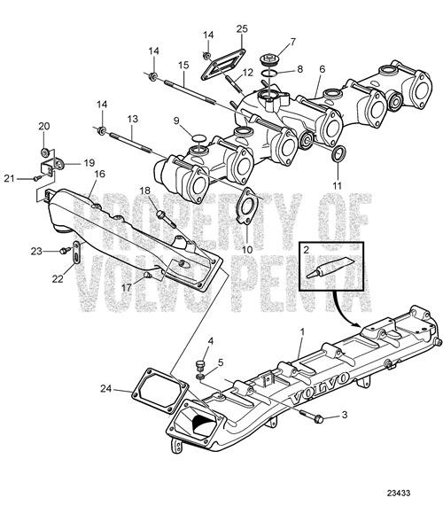 Charge Air Pipe(V2) - Volvo Penta (3588494)