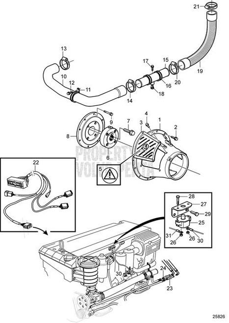 Adapter(V2) - Volvo Penta (3588578)