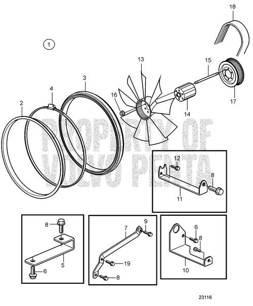 Bracket(V2) - Volvo Penta (3589246)
