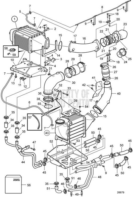 Connecting Pipe(V2) - Volvo Penta (3593649)