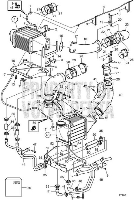 Connecting Pipe(V2) - Volvo Penta (3593652)