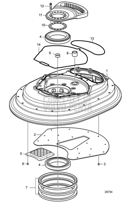 Intermediate Housing(V2) - Volvo Penta (3595144)