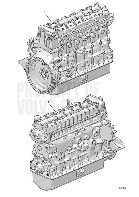 Longblock, Exchange(V2) - Volvo Penta (3801865)