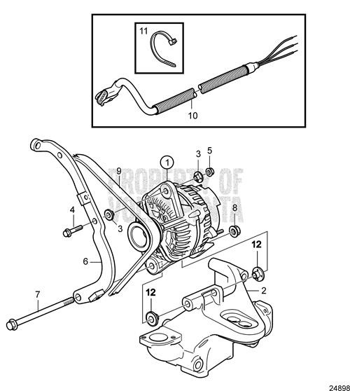 Coolant Pipe(V2) - Volvo Penta (3807254)