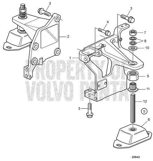 Engine Mounting(V2) - Volvo Penta (3807514)