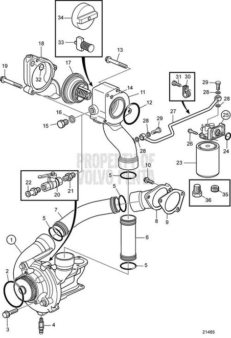 Cap(V2) - Volvo Penta (3809621)