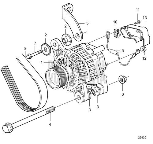 Bracket(V2) - Volvo Penta (3809682)