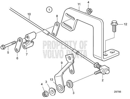 Bracket(V2) - Volvo Penta (3817095)