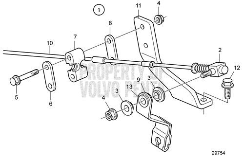 Bracket(V2) - Volvo Penta (3817097)