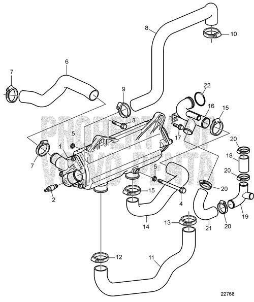 Pipe(V2) - Volvo Penta (3819107)