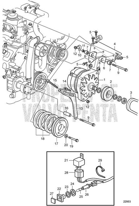 Mounting Plate(V2) - Volvo Penta (3819220)