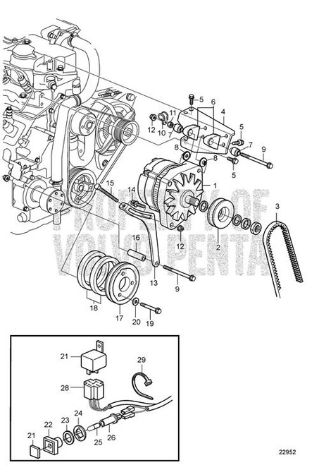 Mounting Plate(V2) - Volvo Penta (3819248)