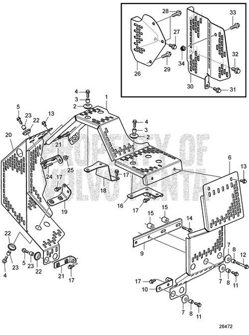 Bracket(V2) - Volvo Penta (3819955)