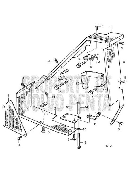 Bracket(V2) - Volvo Penta (3825252)