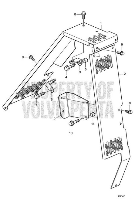 Bracket(V2) - Volvo Penta (3826241)