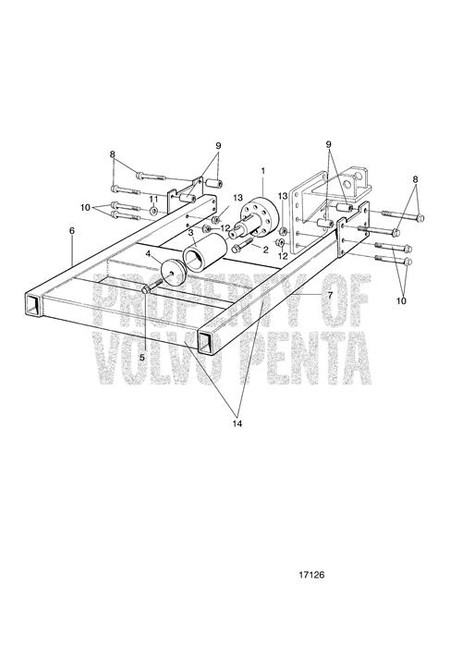 Axle Shaft(V2) - Volvo Penta (3826718)