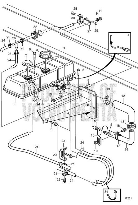 Bracket(V2) - Volvo Penta (3827159)
