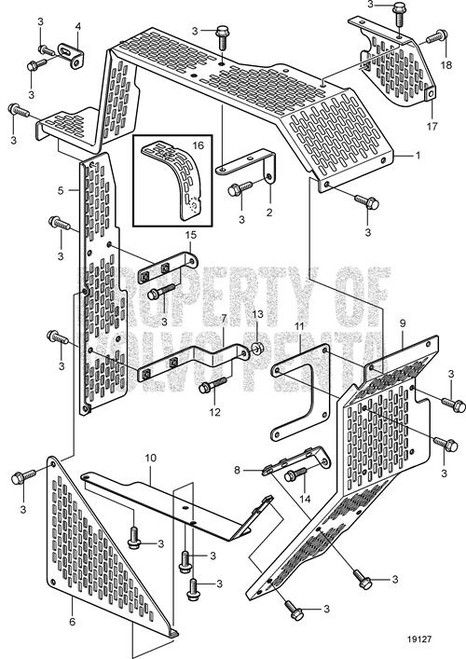 Bracket(V2) - Volvo Penta (3828855)