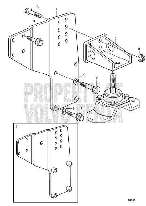 Bracket(V2) - Volvo Penta (3831500)