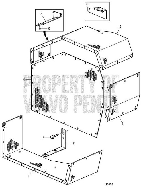 Bracket(V2) - Volvo Penta (3835541)