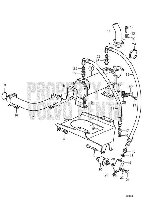 Bracket(V2) - Volvo Penta (3837041)