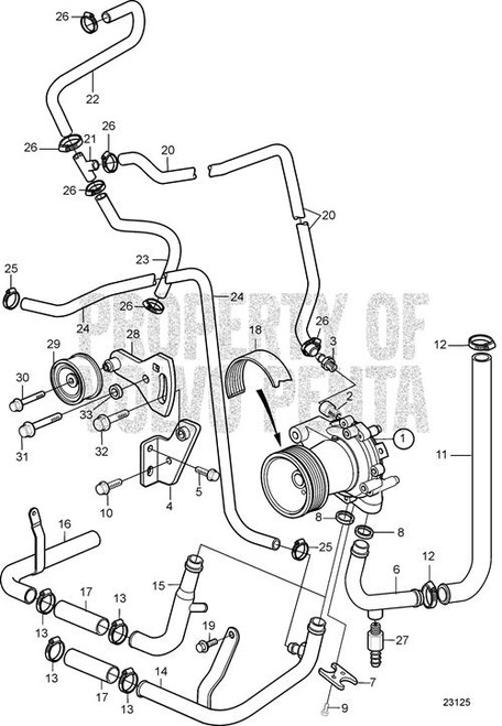 Bracket(V2) - Volvo Penta (3837449)