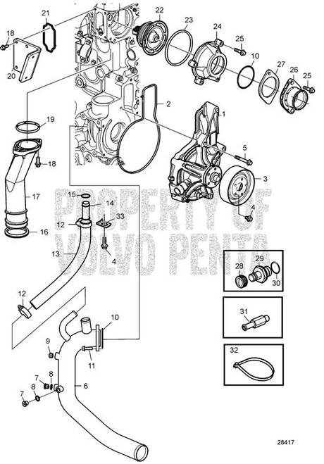 Connection Pipe(V2) - Volvo Penta (3838735)