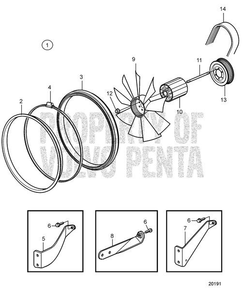 Bracket(V2) - Volvo Penta (3839465)