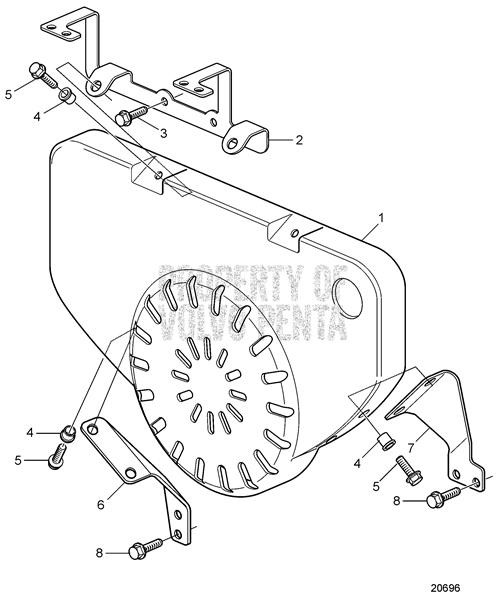 Bracket(V2) - Volvo Penta (3839556)