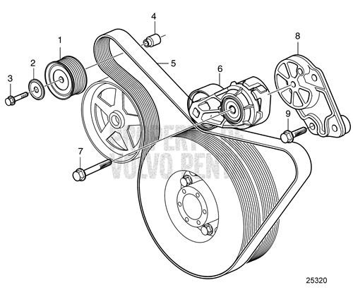 Bracket(V2) - Volvo Penta (3849931)