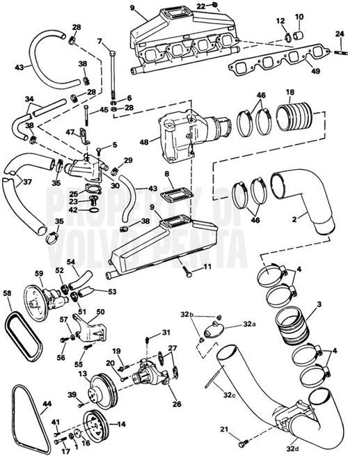 V-Belt - Volvo Penta (3850430)