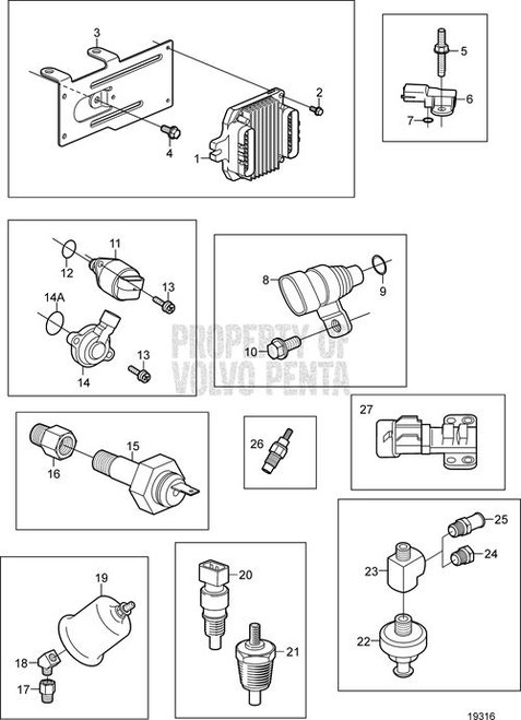 Fitting Volvo Penta - Volvo Penta (3850660)