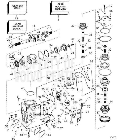 Decal Volvo Penta - Volvo Penta (3851027)