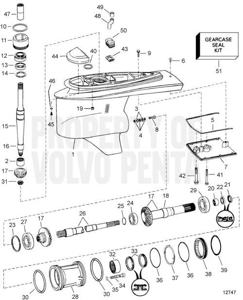 Bearing Housing Volvo Penta - Volvo Penta (3851234)