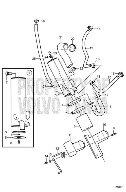 Cap - Volvo Penta (3852082)