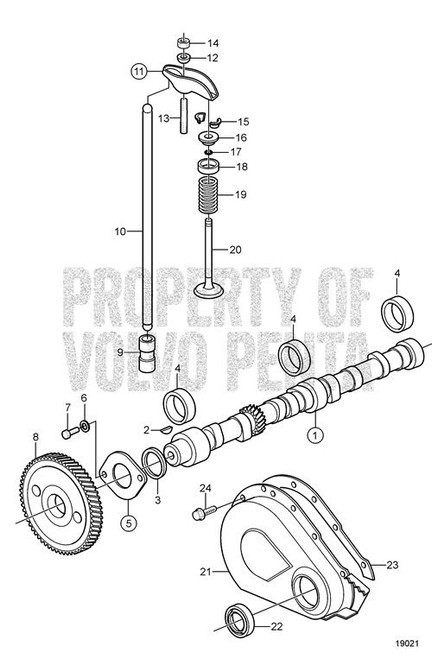 TIMING GEAR CASING Volvo Penta (3853135)