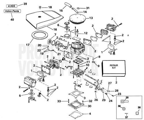 Adapter Volvo Penta (V2) - Volvo Penta (3853277) Adapter Volvo Penta (V2) - Volvo Penta (3853277)