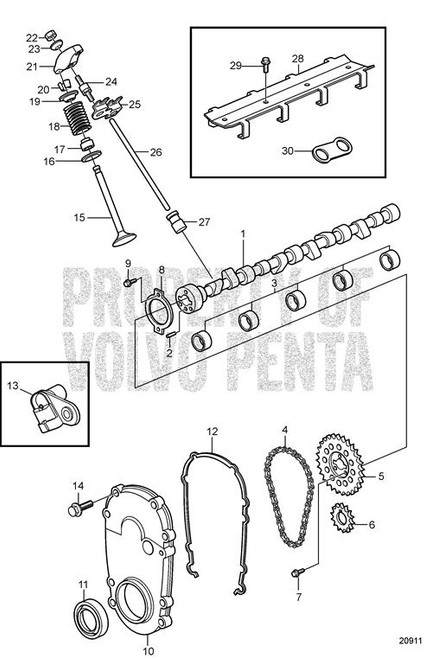 Nut Volvo Penta - Volvo Penta (3853649)