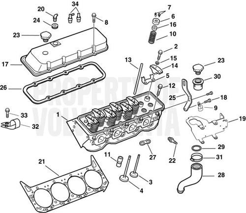 Valve Volvo Penta (V2) - Volvo Penta (3855992)