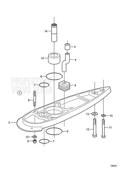 Stud Volvo Penta (V2) - Volvo Penta (3856718)