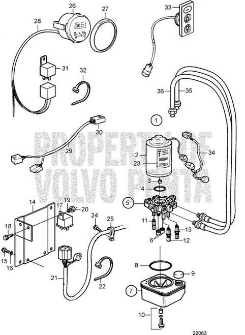 Adapter(V2) - Volvo Penta (3857003)