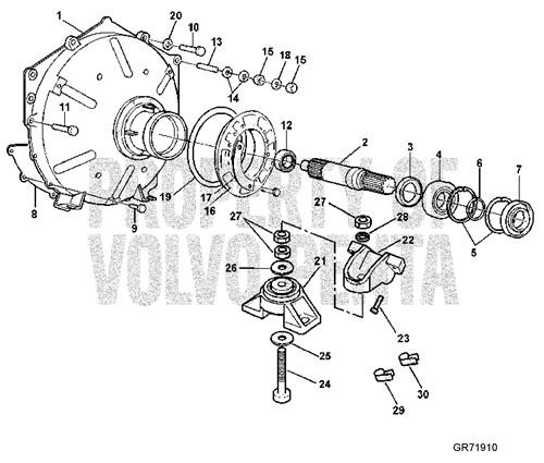 Bearing Volvo Penta (V2) - Volvo Penta (3857061)