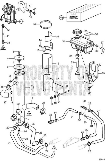 Bracket(V2) - Volvo Penta (3860962)