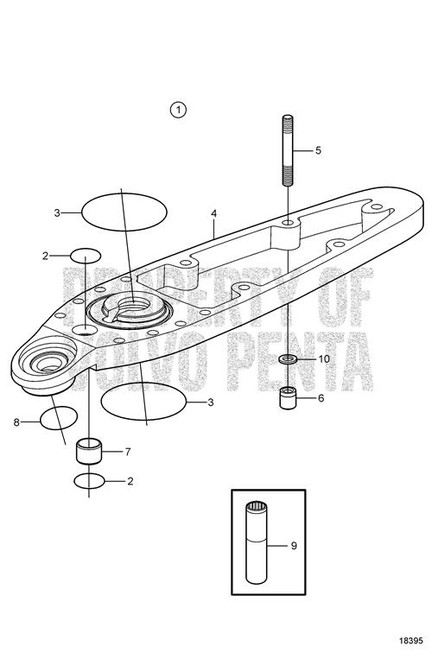 Nut(V2) - Volvo Penta (3861796)