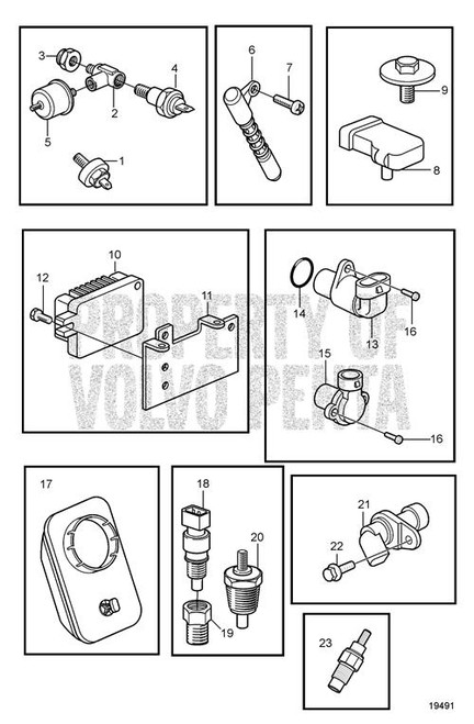 Engine Control Modul(V2) - Volvo Penta (3862690)