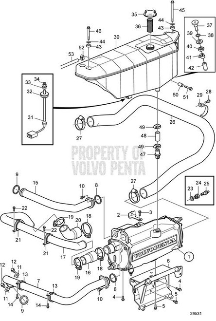 Pipe(V2) - Volvo Penta (3886493)