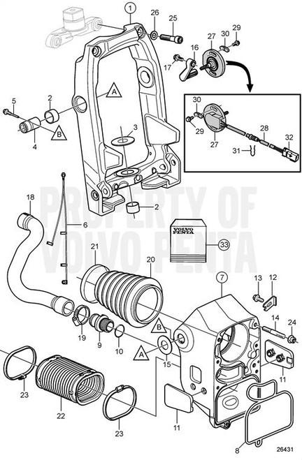 Retainer - Volvo Penta (3888766)