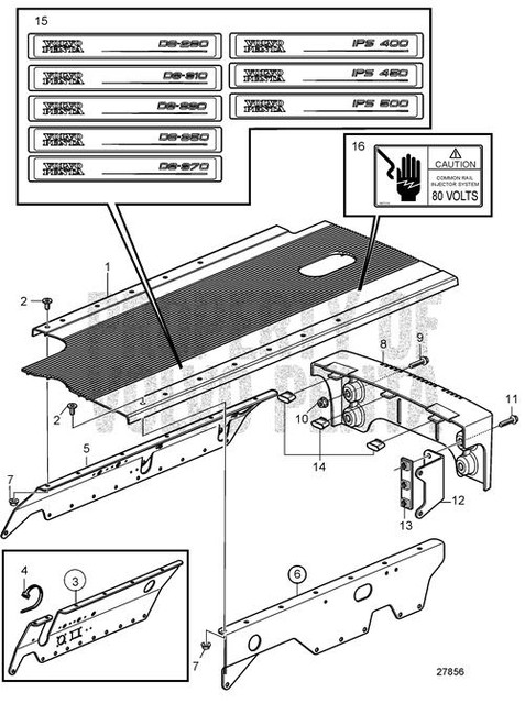 Support(V2) - Volvo Penta (40005067)