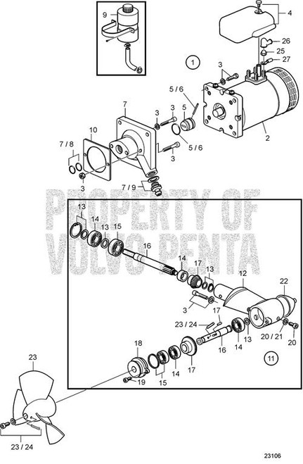 Shear Pin(V2) - Volvo Penta (41100709)