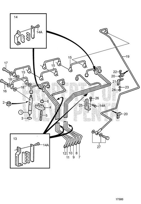 Bracket(V2) - Volvo Penta (422323)